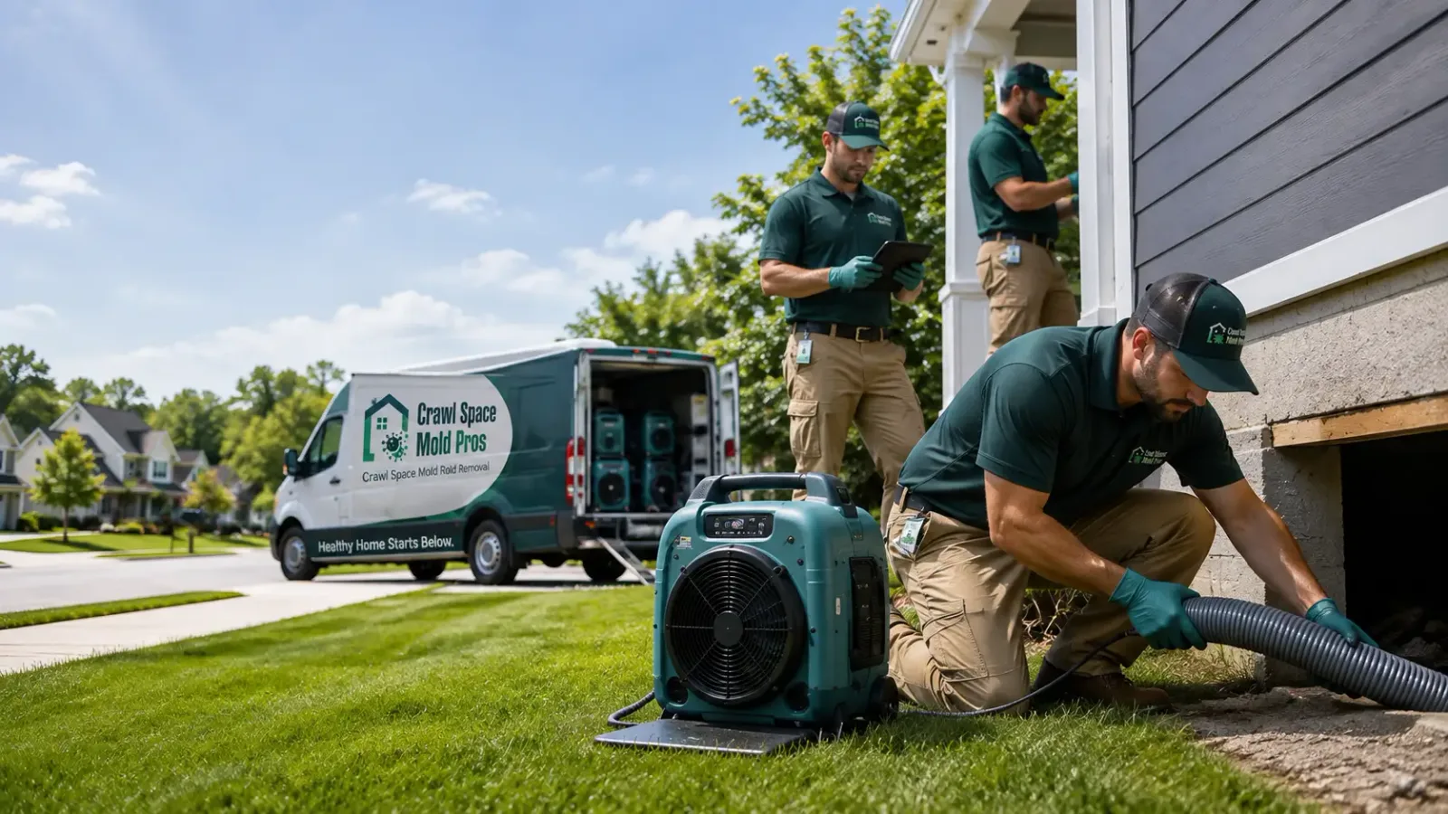 Crawl Space Mold Removal in Jewell, IA